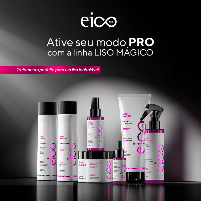Shampoo - Liso Mágico | Eico PRO 5% OFF no PIX